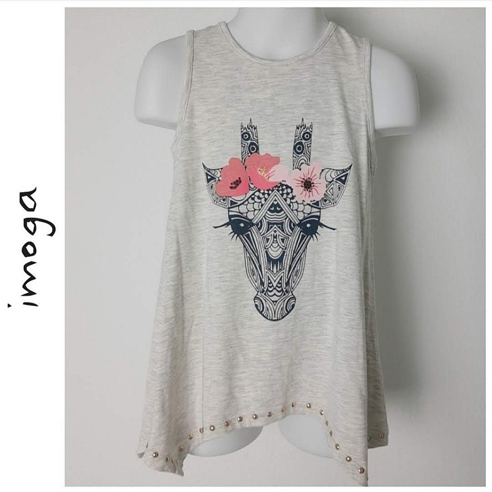 Studded Giraffe Tank - Picture 1 of 5